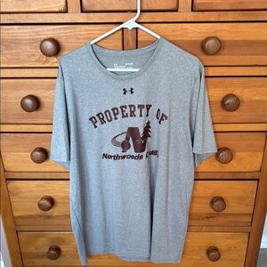Under Armour Gray Men's T-Shirt Northwoods League baseball